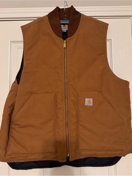 Carhartt Other - Carhartt Men's Brown Duck Work Vest-brand new. Washed but NEVER worn